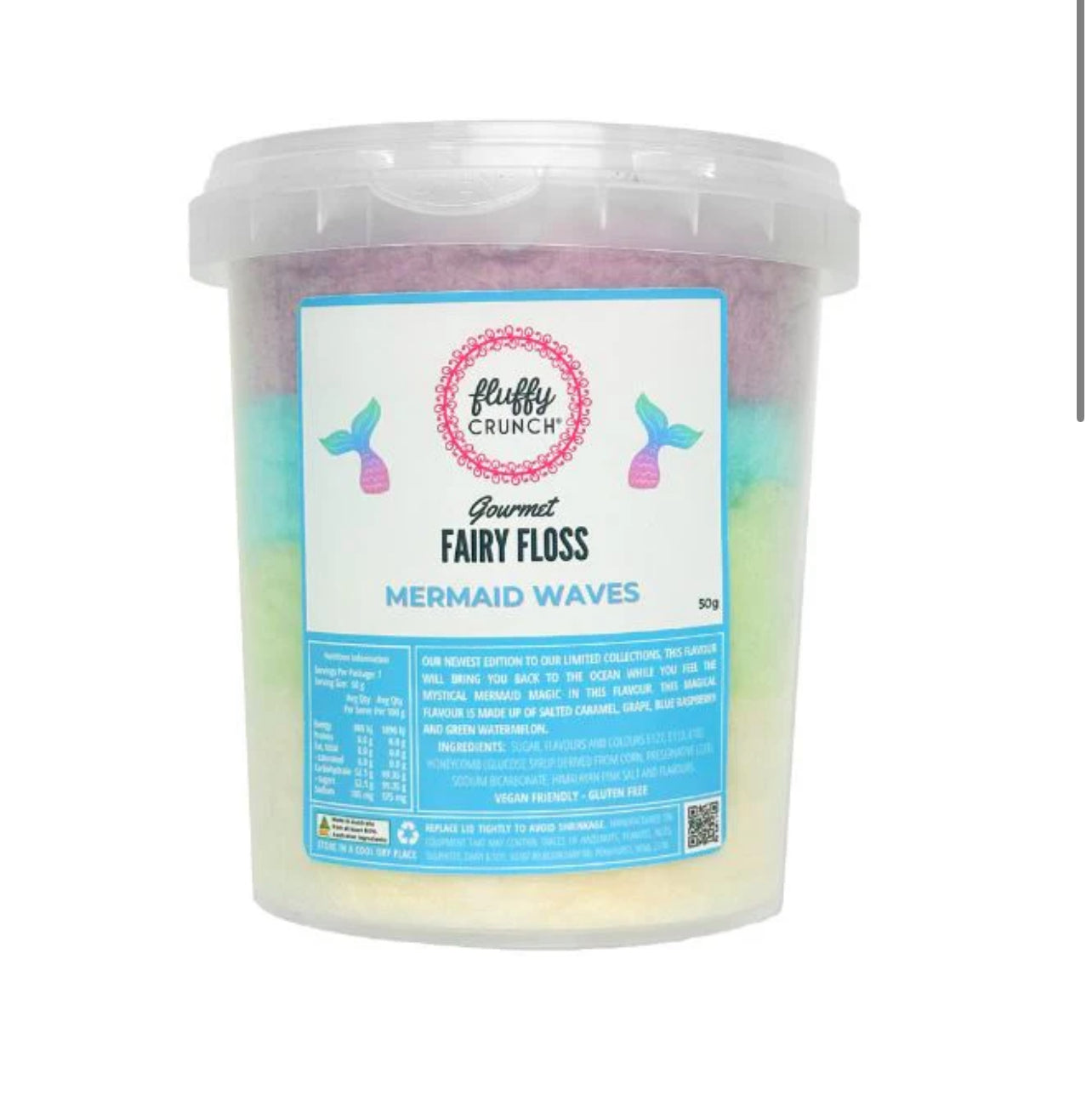Fluffy Crunch Mermaid Waves 50g