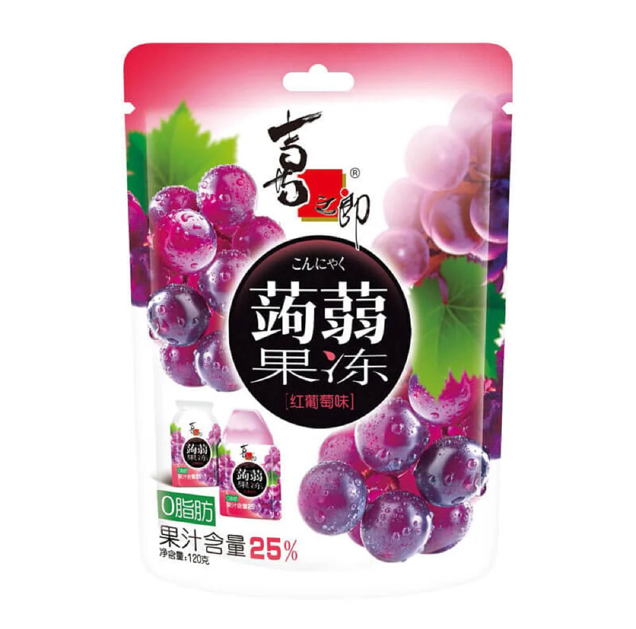 Grape Flavoured Jelly Pouch 120g
