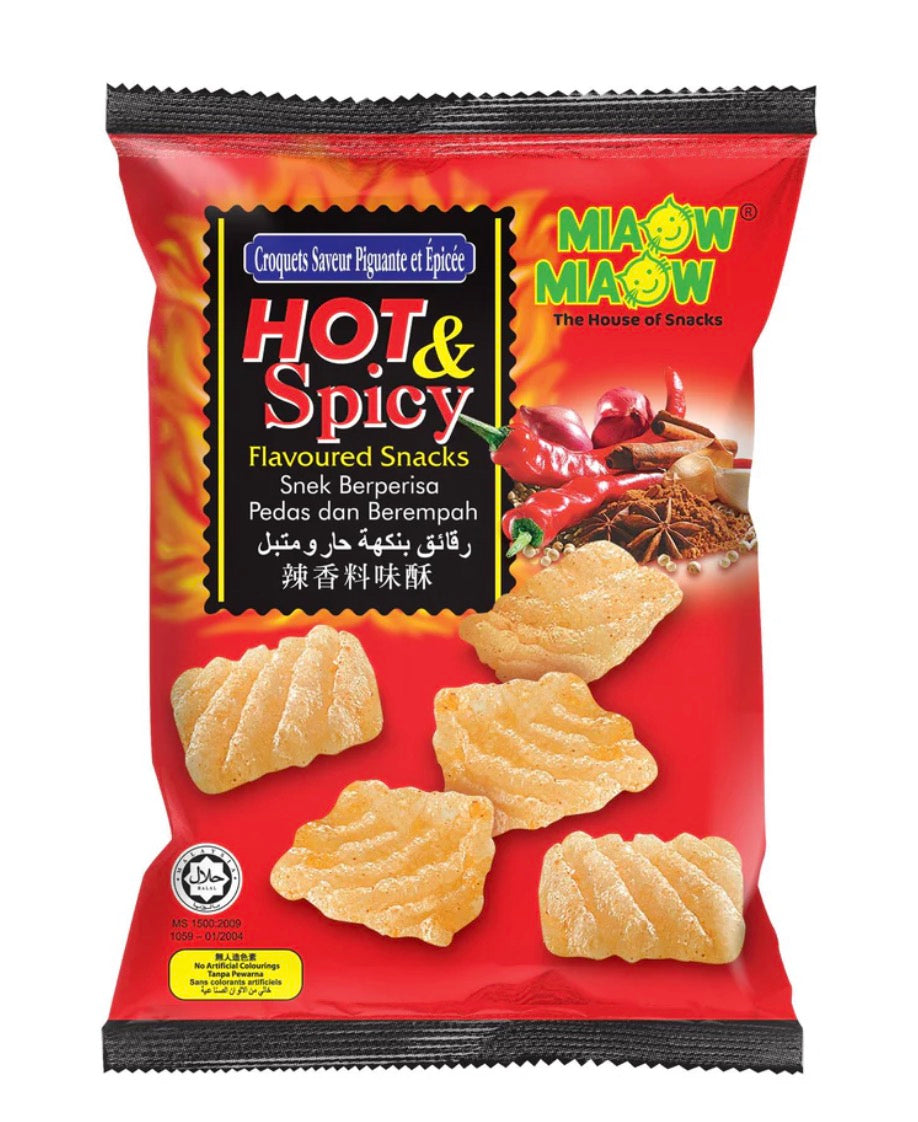 MIAOW MIAOW Hot & Spicy Flavoured Snacks