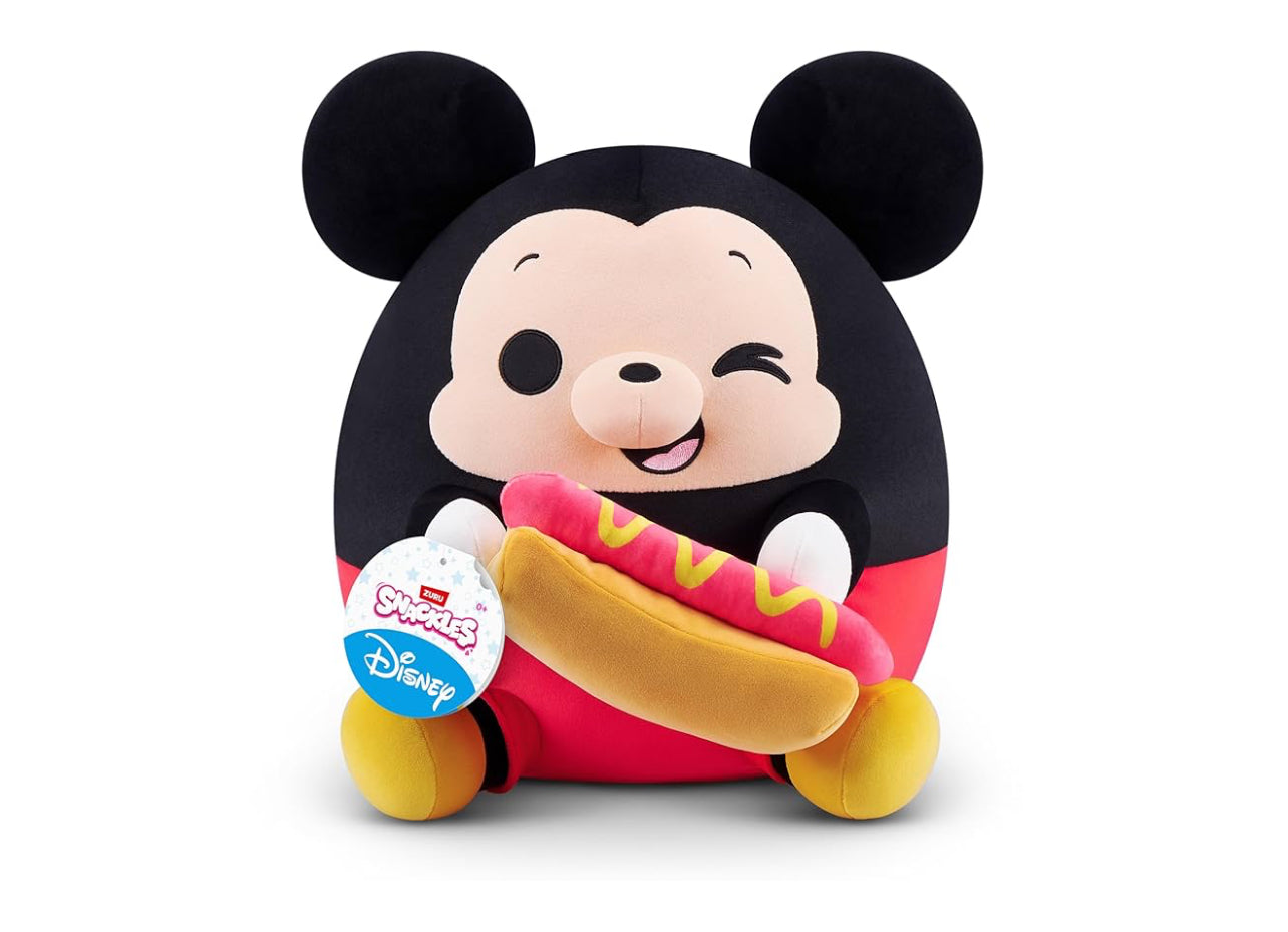 Snackles Disney Mickey Mouse Plush 35cm