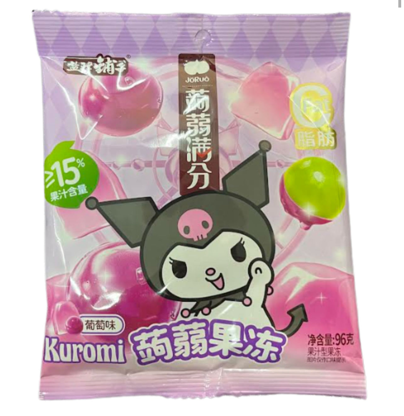 Konjac Jelly Grape Kuromi 96g