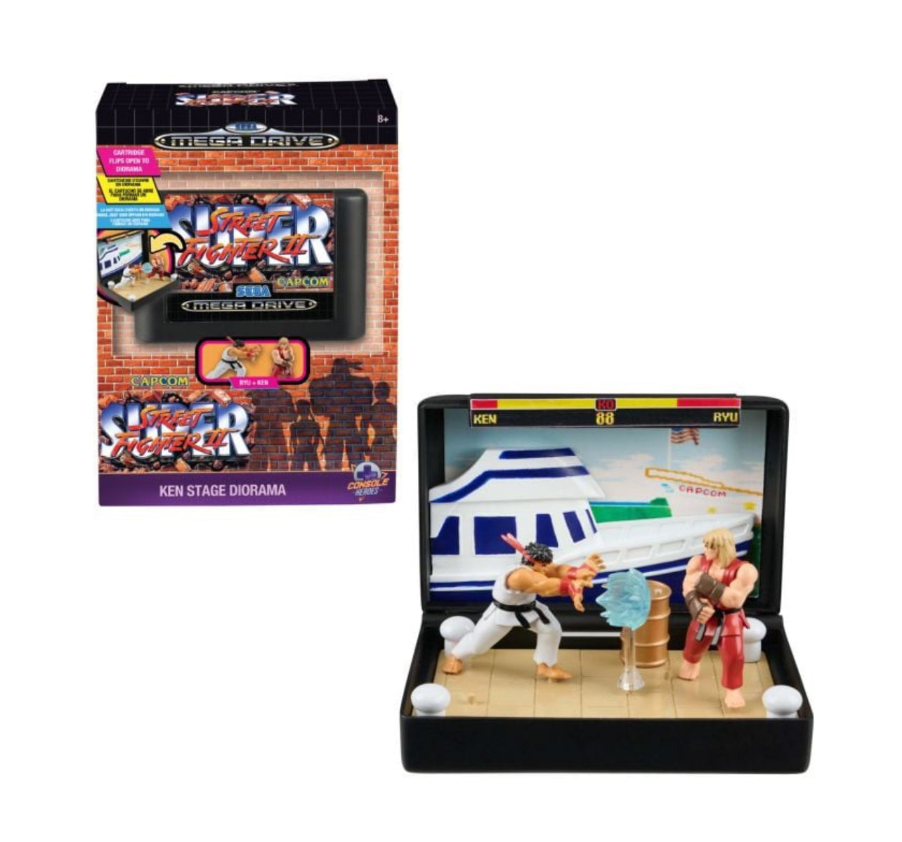 Console Heroes Super Street Fighter 2 Ken Stage Diorama