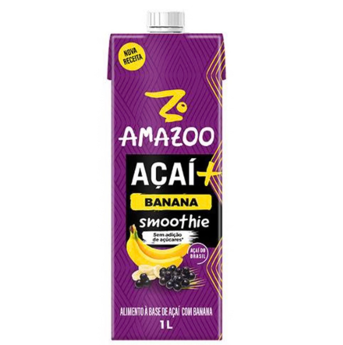 Amazoo Acai Banana Smoothie Zero 1L