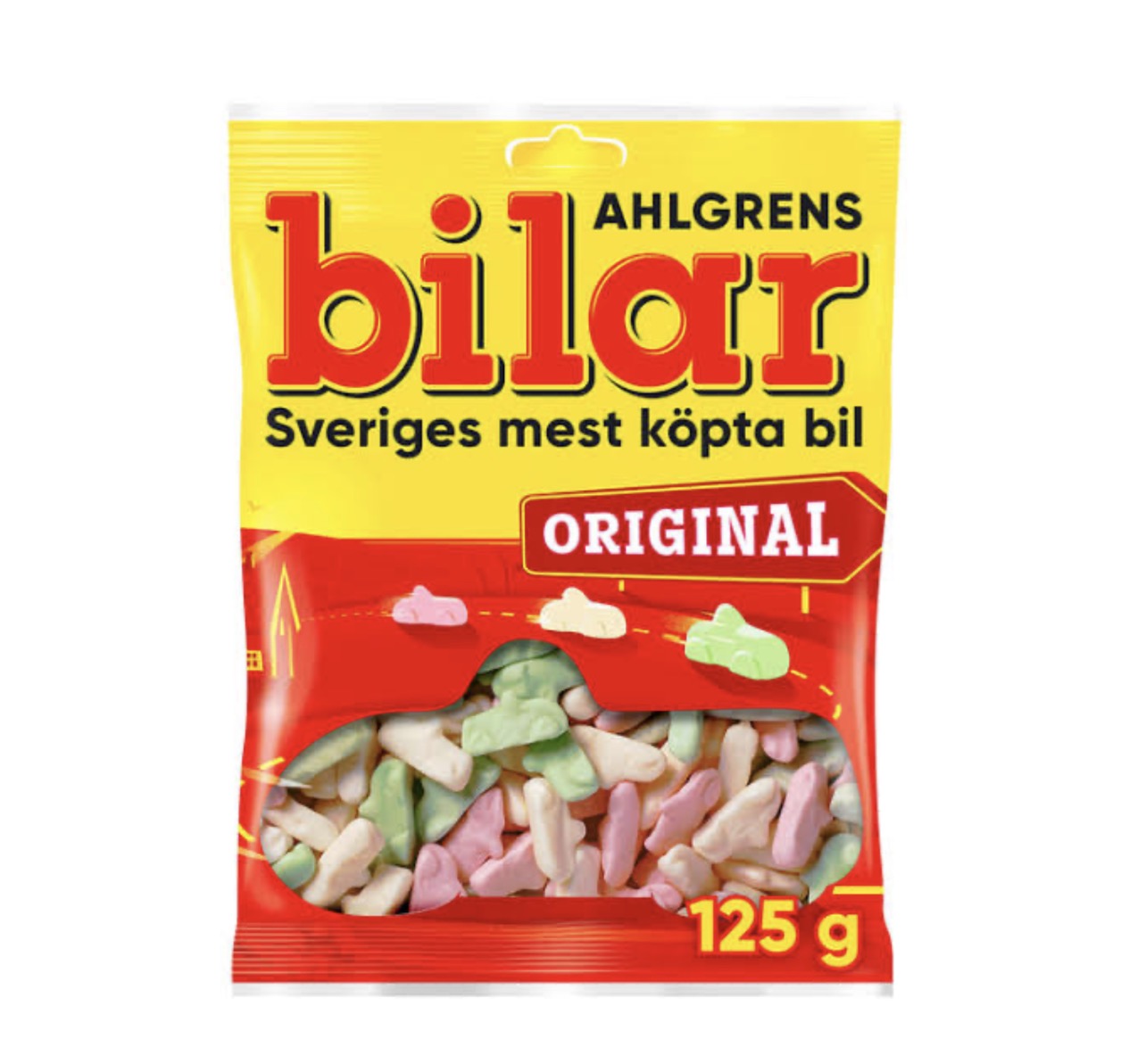 Ahlgrens Bilar Original Jelly Cars 125g