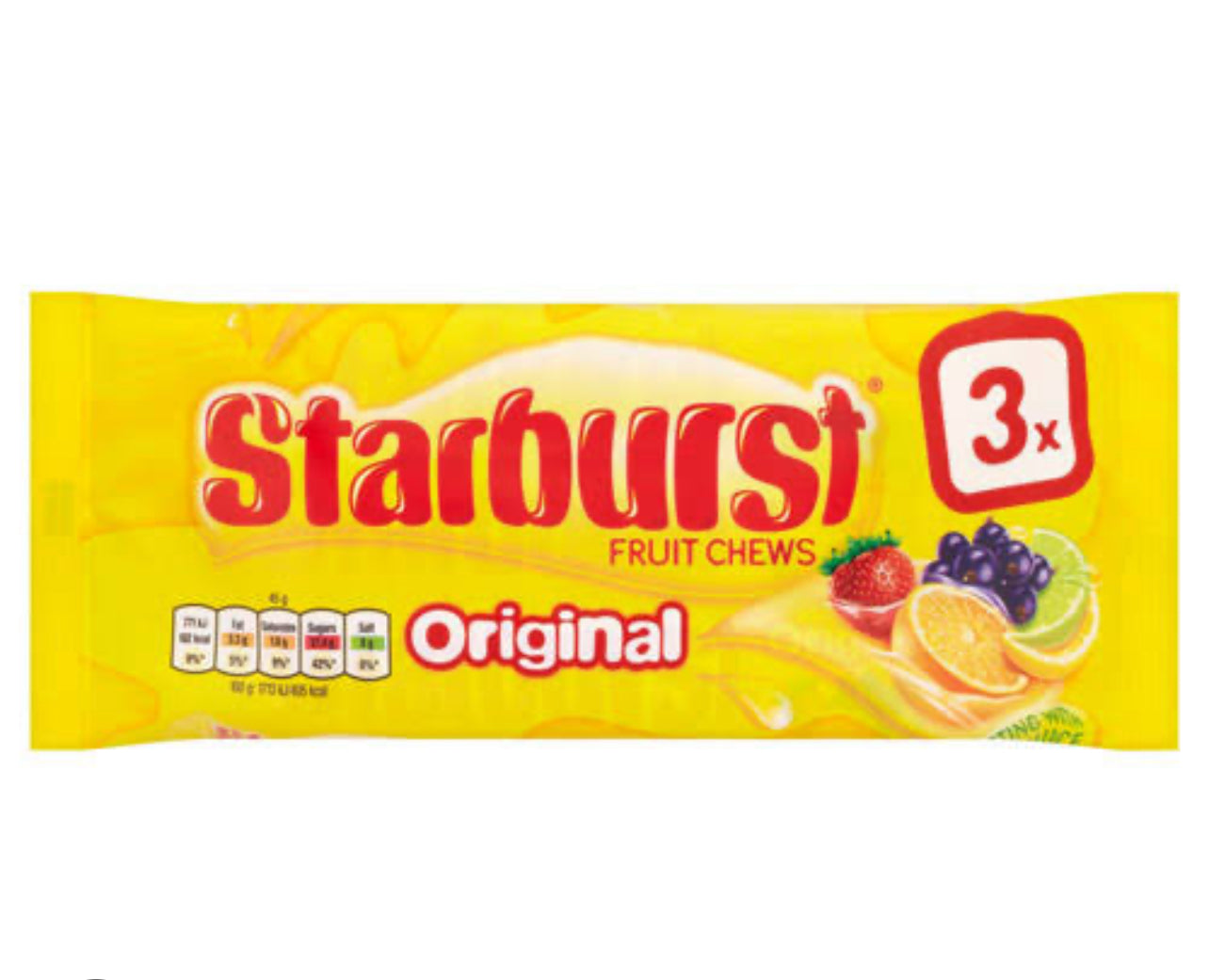 Starburst Original 3 Pack 135g
