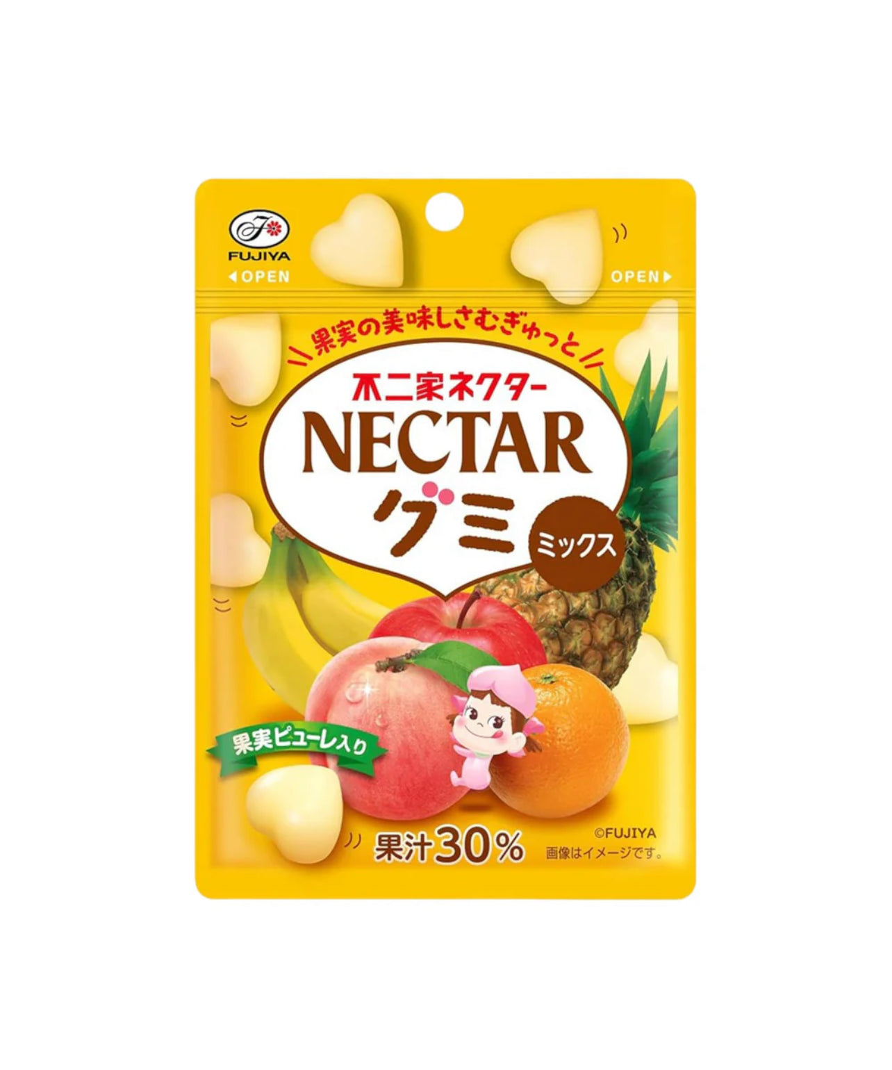 Fujiya Nectar Gummy Mixed Fruit 48g