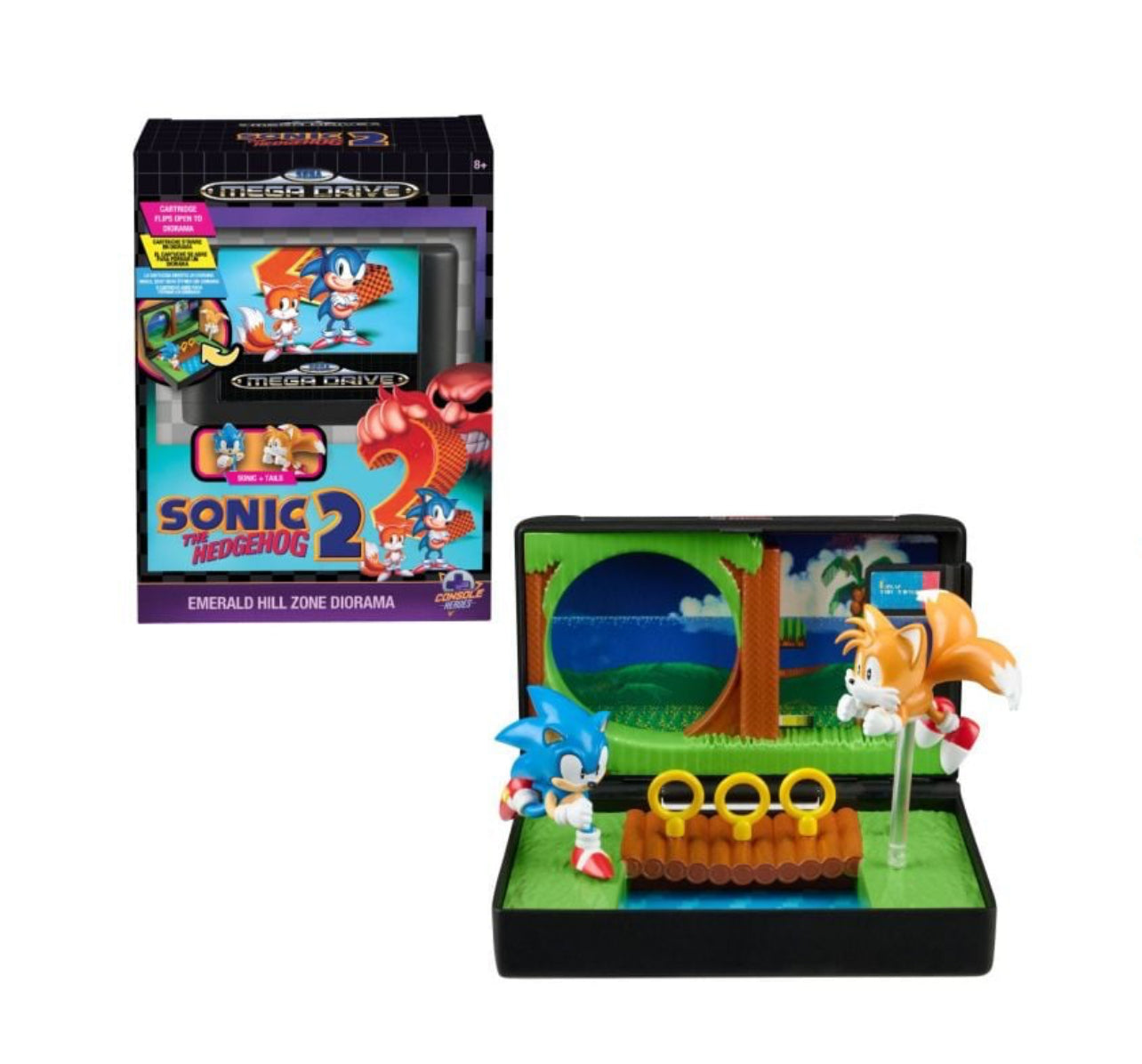 Console Heroes Sonic the Hedgehog 2 Emerald Hill Zone Diorama
