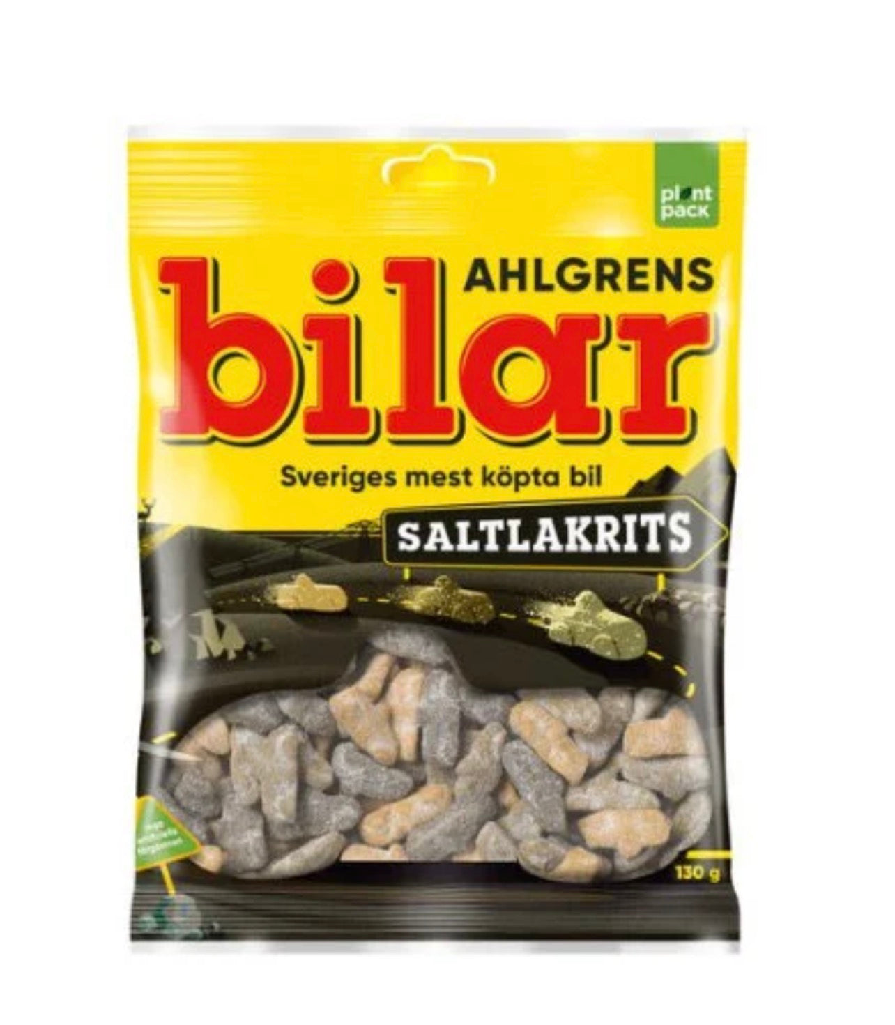 Ahlgrens Bilar Salty Chew Licorice Marshmallow 100g