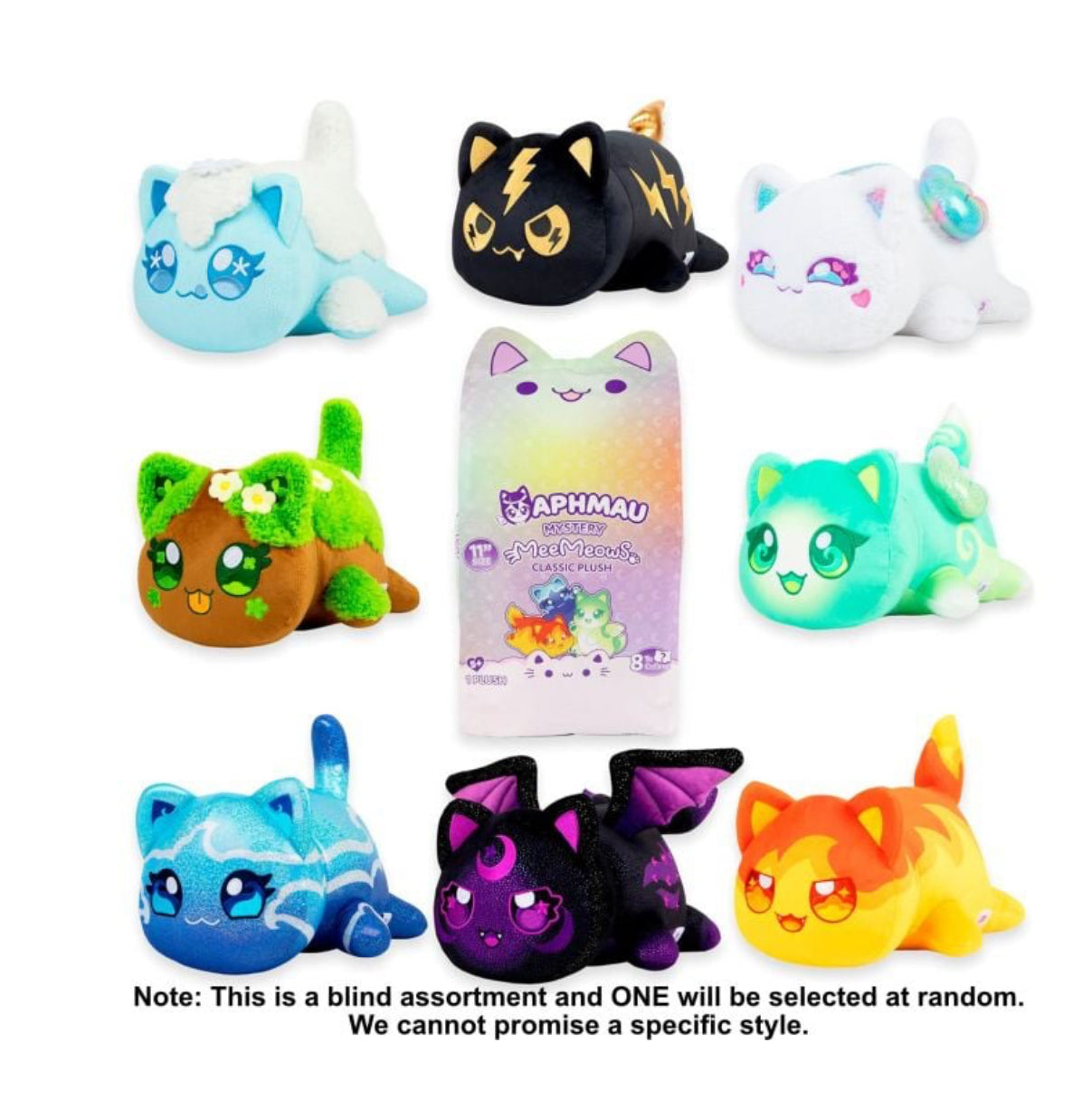 Aphmau MeeMeows Classic Elemental 11" Mystery Plush Blind Bag
