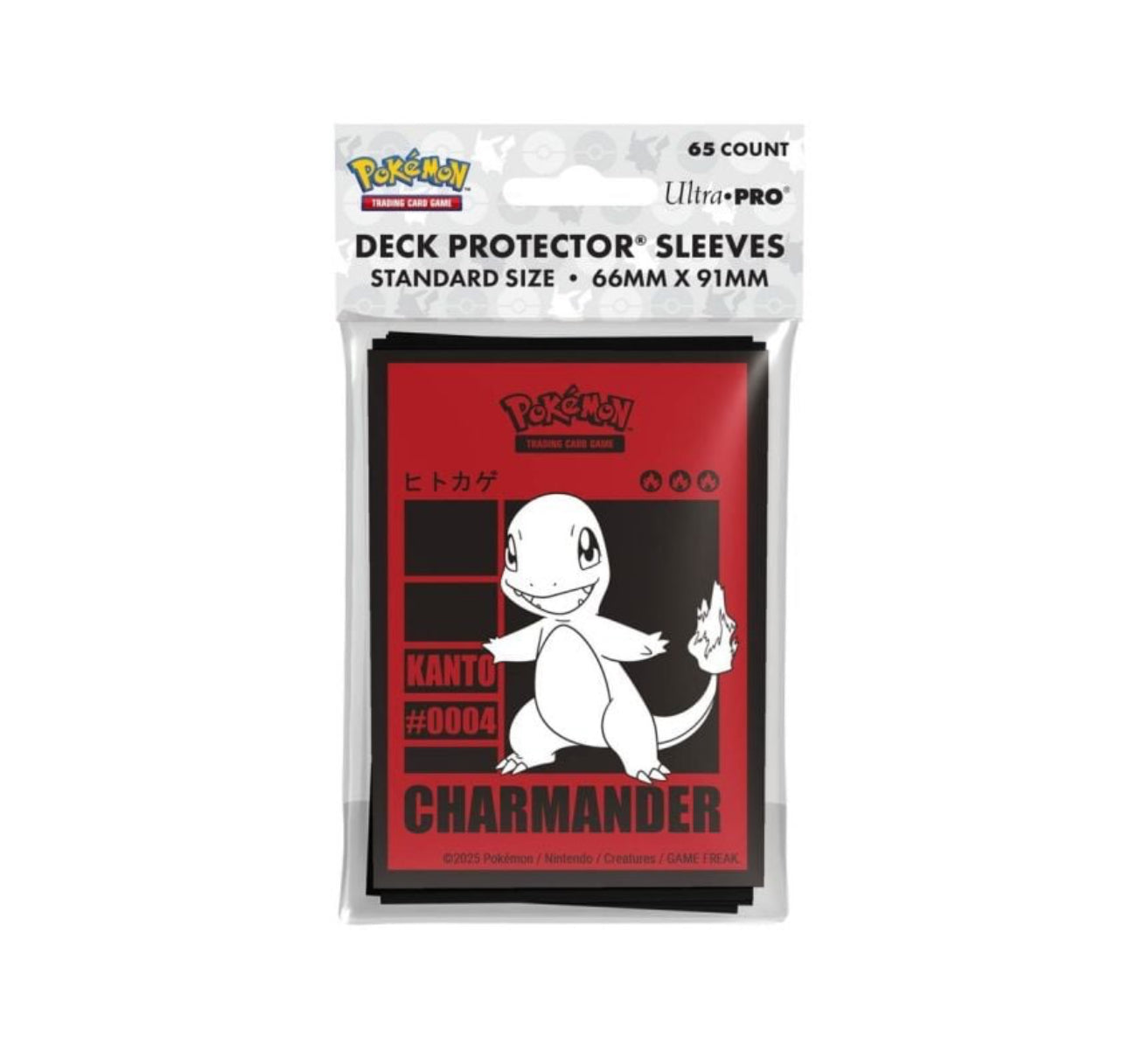Ultra Pro Deck Protector Sleeves Standard Size Charmander