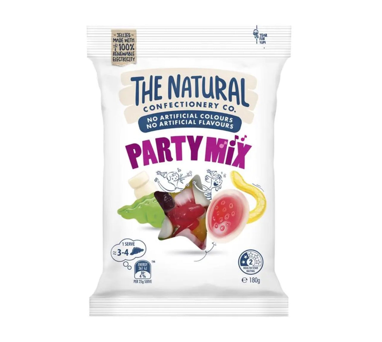The Natural Confectionery Co Party Mix 220g
