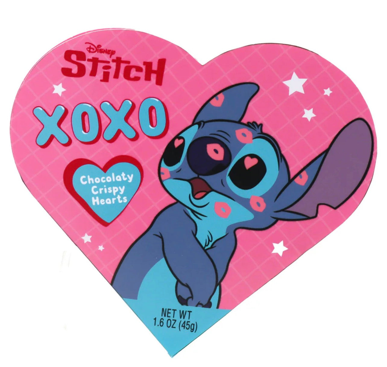 Disney Stitch Xoxo Chocolate Hearts 45g