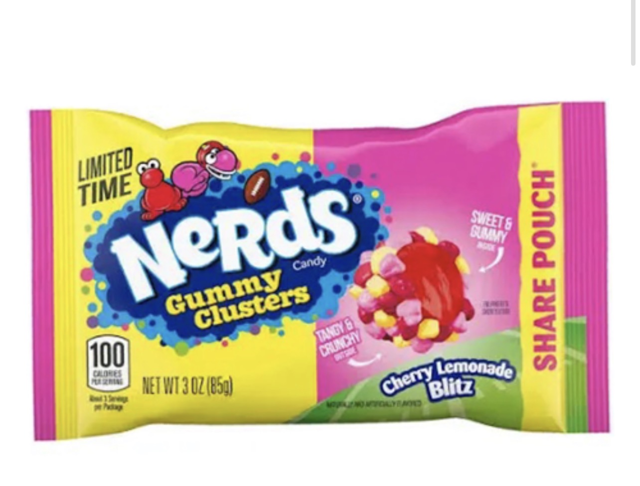 Nerds Gummy Clusters Cherry Lemonade 85g