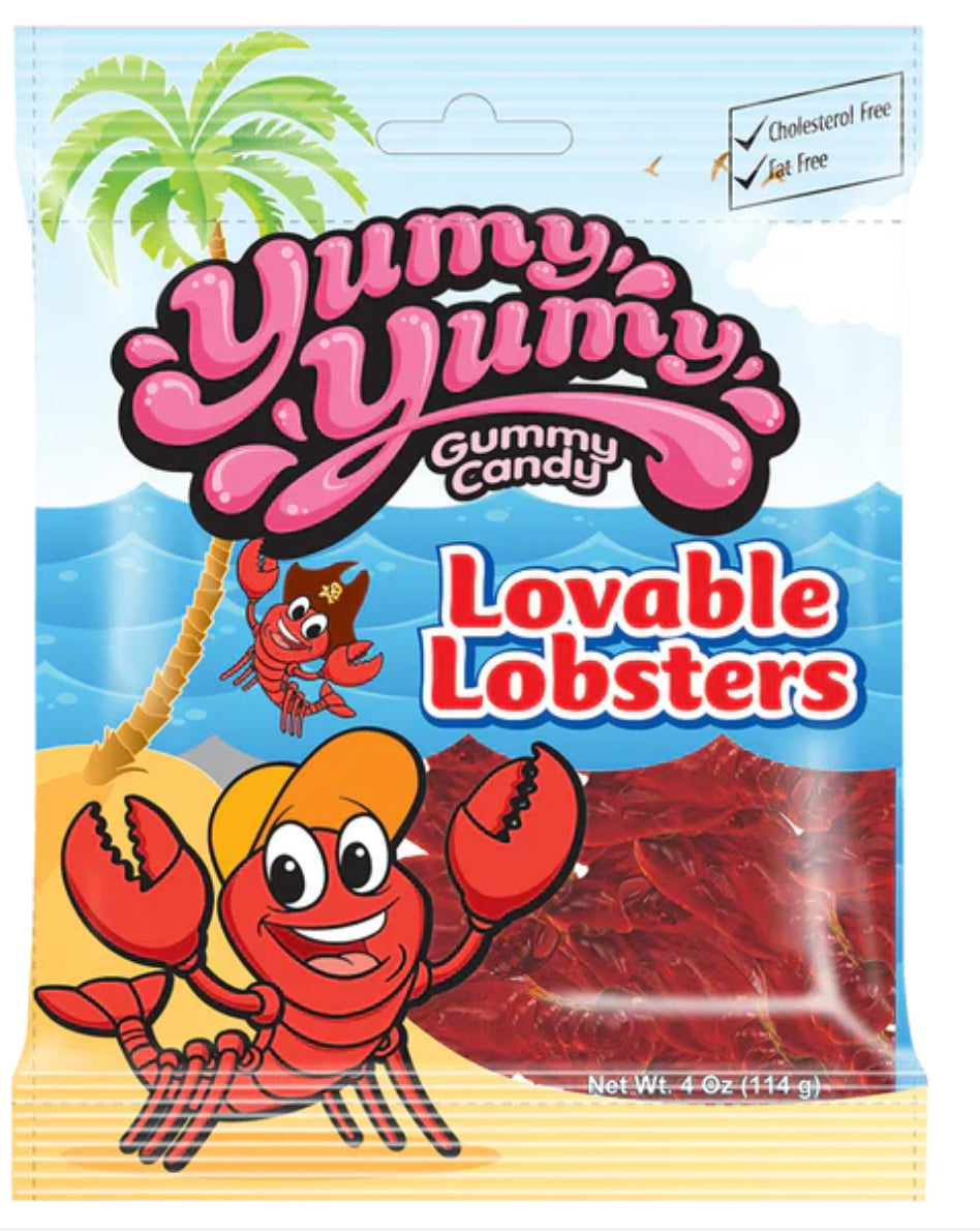 Yummy Yummy Gummy Loveable Lobsters 114g