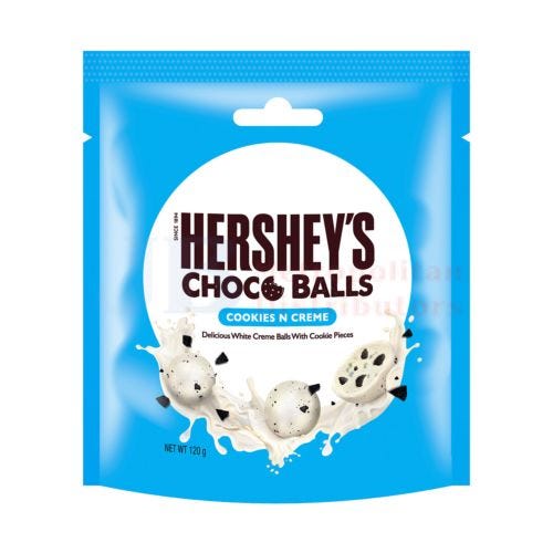 Hershey's Cookies N Creme Choco Balls 120g