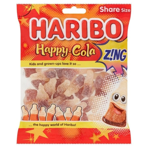 Haribo - Happy Cola Z!ng 154g