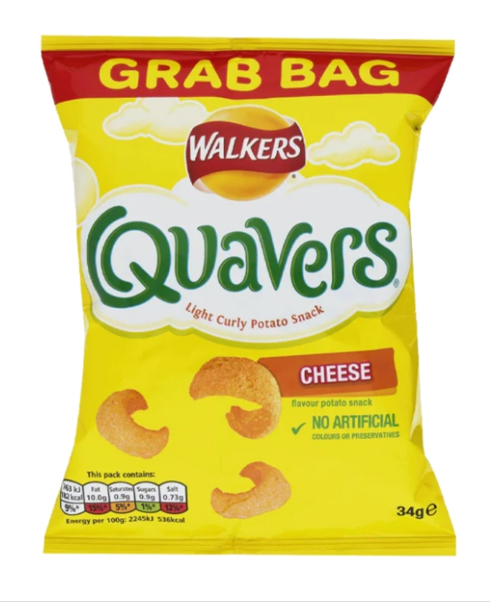 Walkers Quavers Cheese 34g