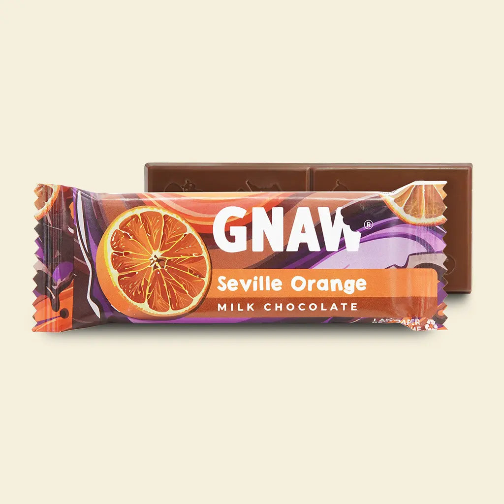 Gnaw Seville Orange Milk Chocolate 35g