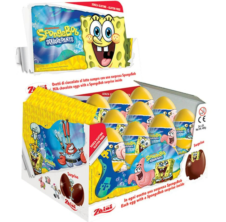 Zaini Spongebob Chocolate Egg 20g