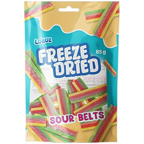 Lólloz Freeze Dried Sour Belts 85g