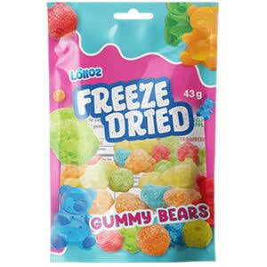 Lólloz Freeze Dried Gummy Bears 43g