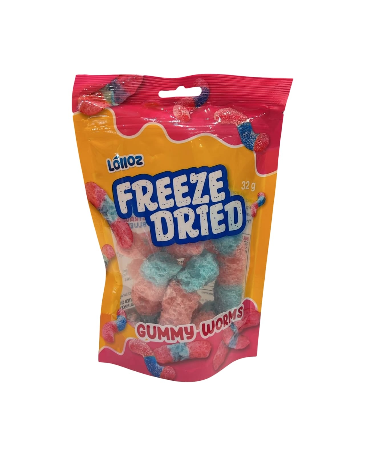 Lólloz Freeze Dried Gummy Worms 32g