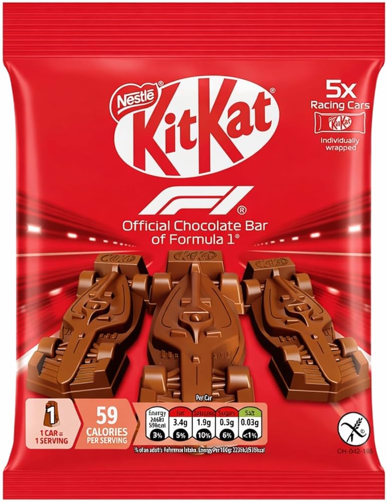 Kit Kat F1 Chocolate Race Cars 60g