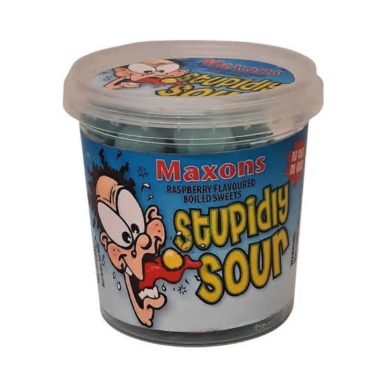 Maxons Stupidly Sour Bubblegum 100g