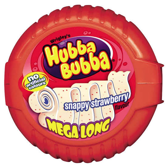 Hubba Bubba Snappy Strawberry Mega Long 56g