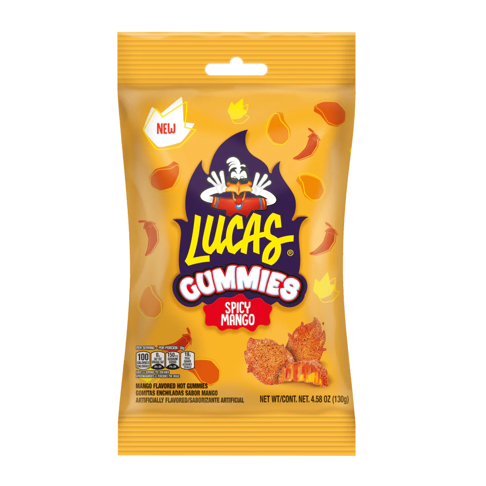 Lucas Gummies Spicy Mango 130g