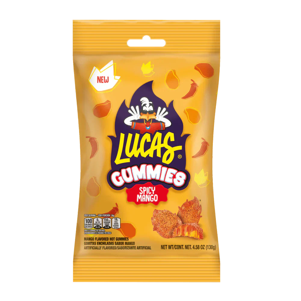 Lucas Gummies Spicy Mango 130g