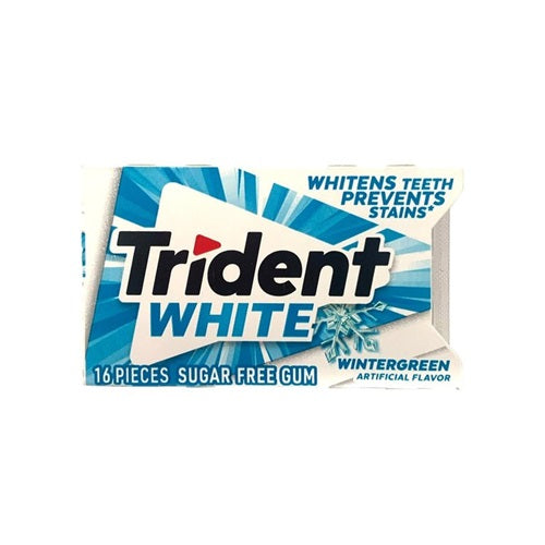 Trident Gum White Wintergreen 16 Piece Gum
