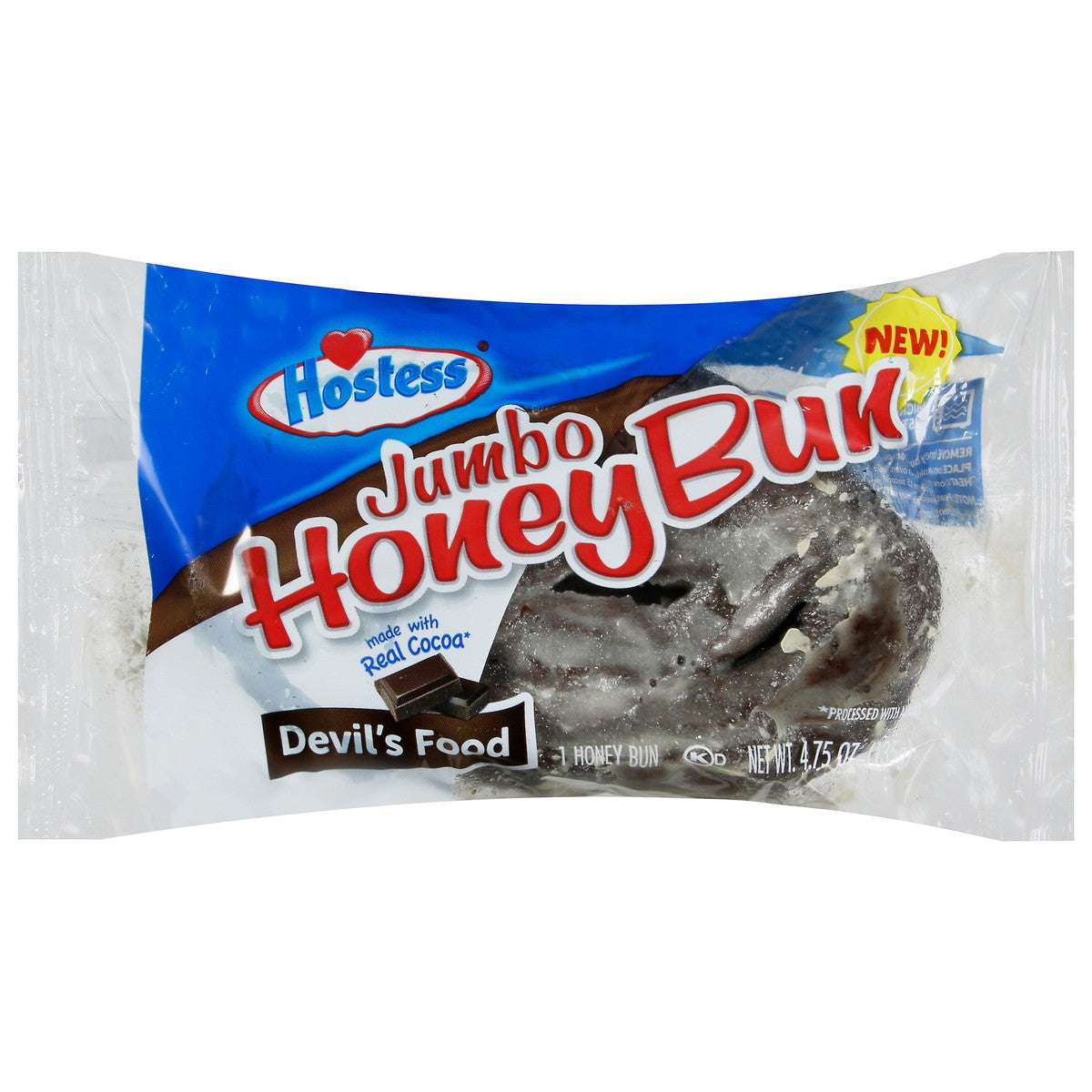 Hostess Jumbo Honey Bun Devils Food 113g