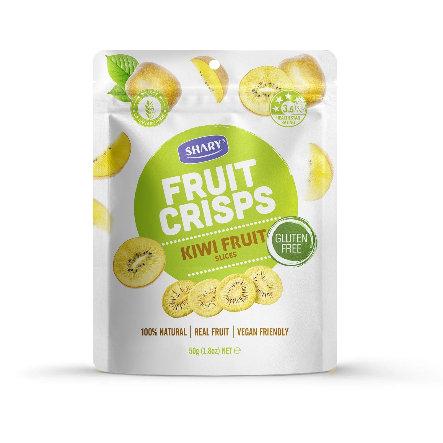 Shary Fruit Crisps Freeze Dried Kiwi Fruit 50g