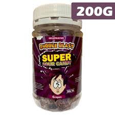 BUBBLE BLAST Sour Candy Grape (200g)