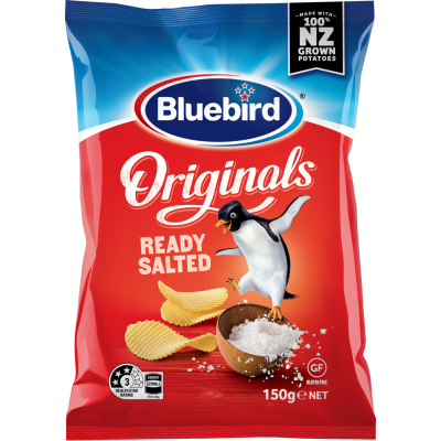 Bluebird Originals Ready Salted 150g