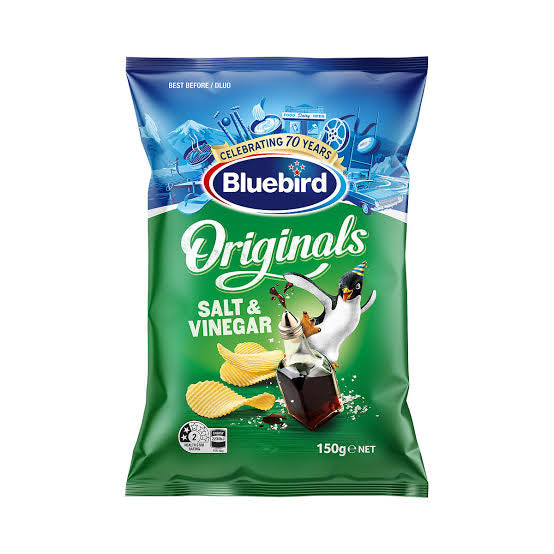 Bluebird Originals Salt & Vinegar 150g