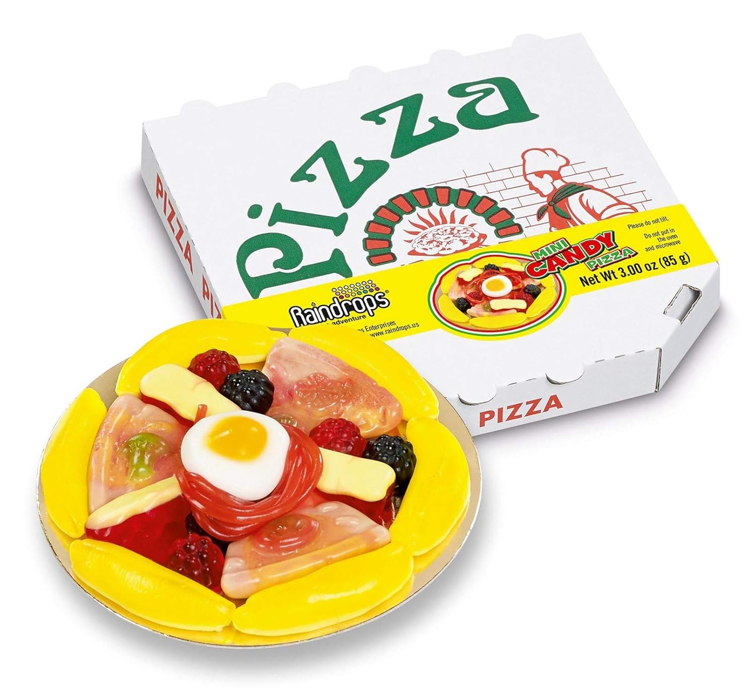 Raindrops Gummy Pizza 85g