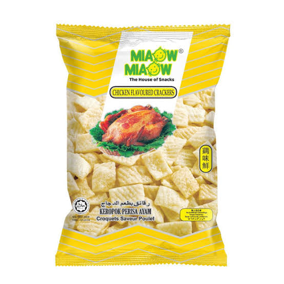 MIAOW MIAOW Chicken Flavoured Corn Crackers 50g