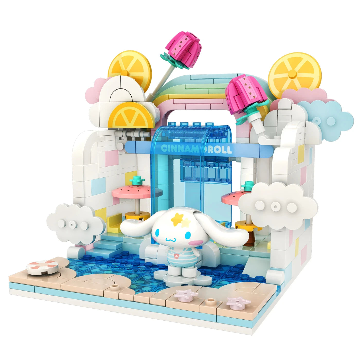 Sanrio Summer Wunderland Cinnamoroll Wave Pool Cafe 398 Pieces