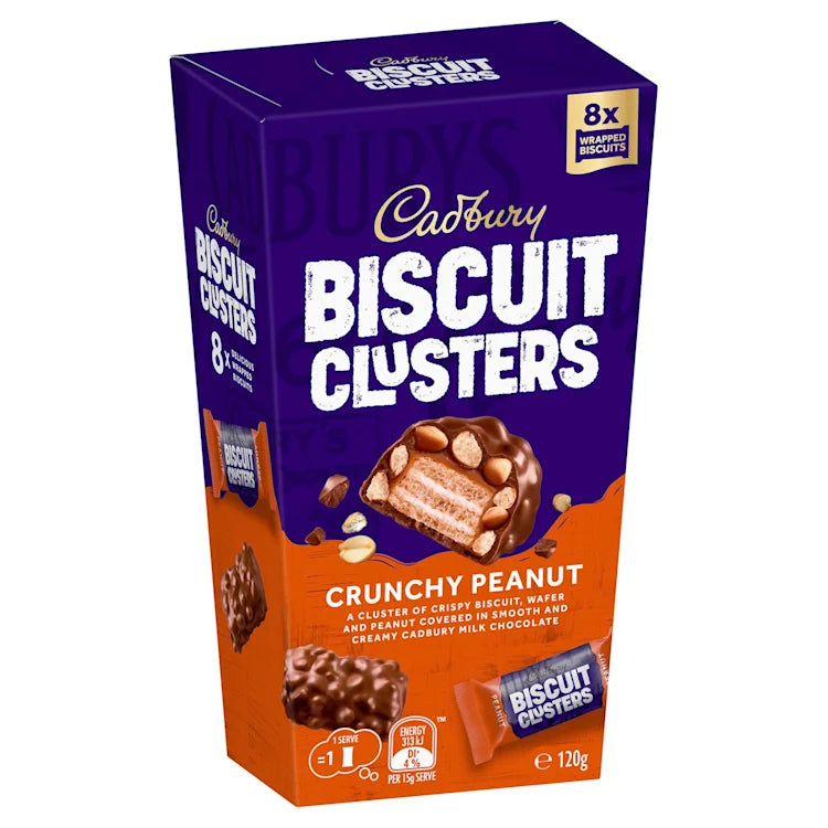 Cadbury Biscuit Clusters 120g