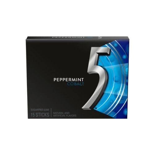 5 Gum Peppermint Cobalt 37.5g