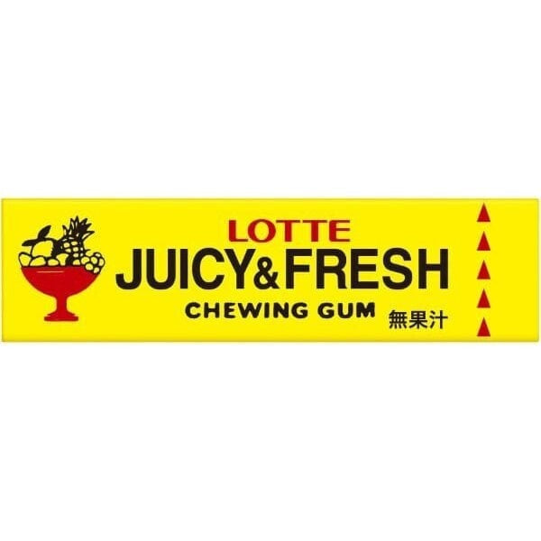 Lotte Juicy & Fresh Chewing Gum 48g