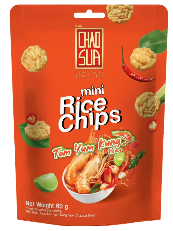 Chao Sua Mini Rice Chips Tom Yum Kung 60g