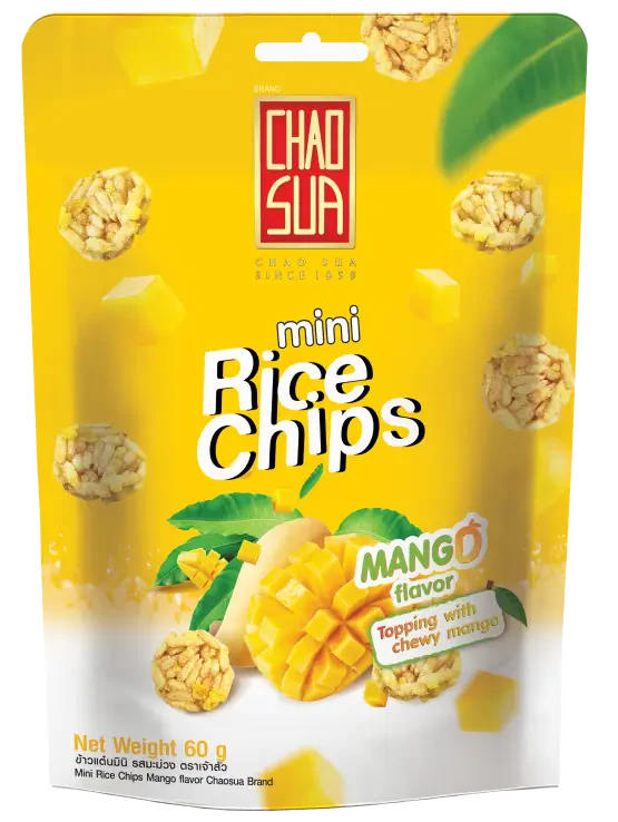 Chao Sua Mini Rice Chips Mango Flavour 60g