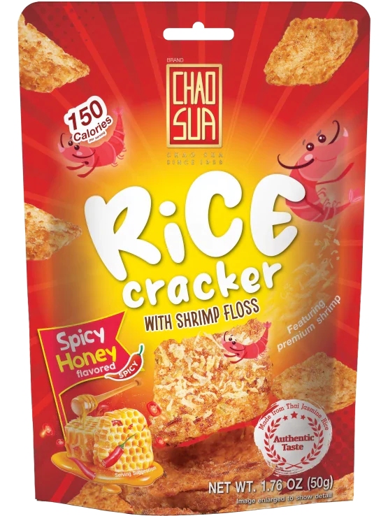 Chao Sua Rice Crisps With Shrimp Spicy Hobey 50g