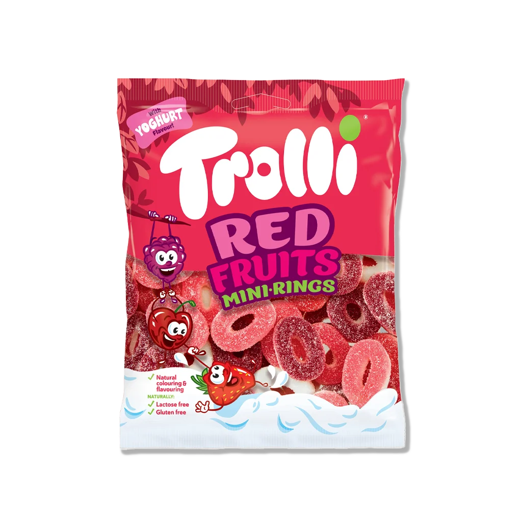 Trolli Red Fruit Rings 140g
