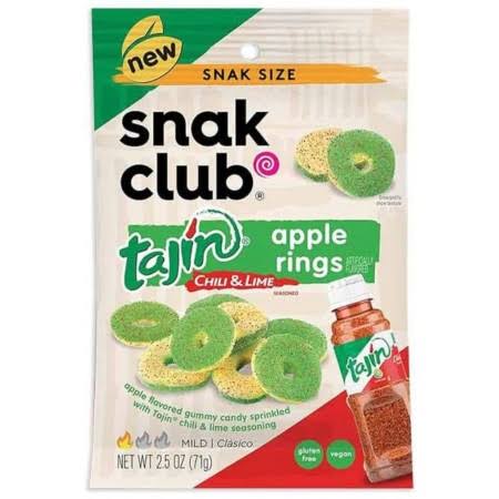 SNAK CLUB Tajin Apple Rings Snak Size 64g