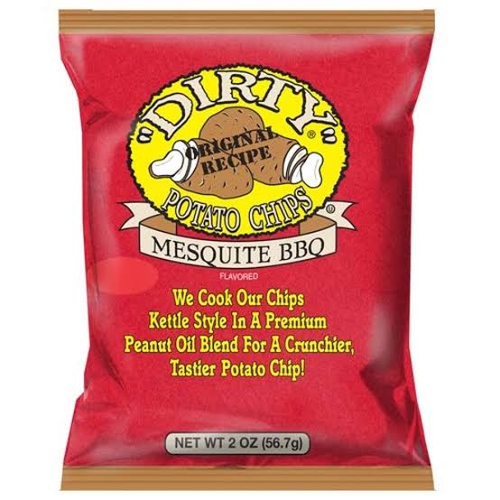 DIRTY POTATO CHIPS Mesquite BBQ 56.7g