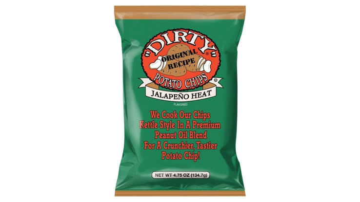 DIRTY POTATO CHIPS Jalapeño Heat 56.7g
